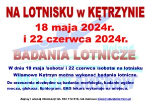 Read more about the article <strong>CERTYFIKOWANY GABINET BADAŃ LOTNICZYCH … NA LOTNISKU</strong>